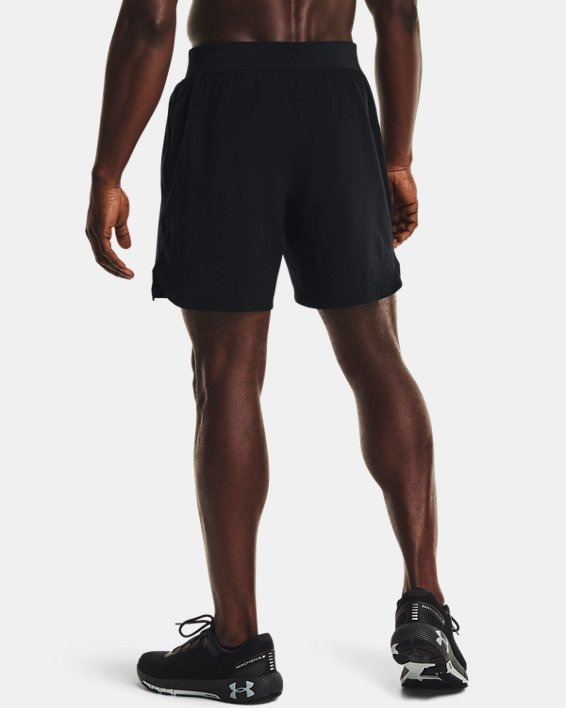Herren UA Speedpocket Vent Shorts, Black, pdpMainDesktop image number 2